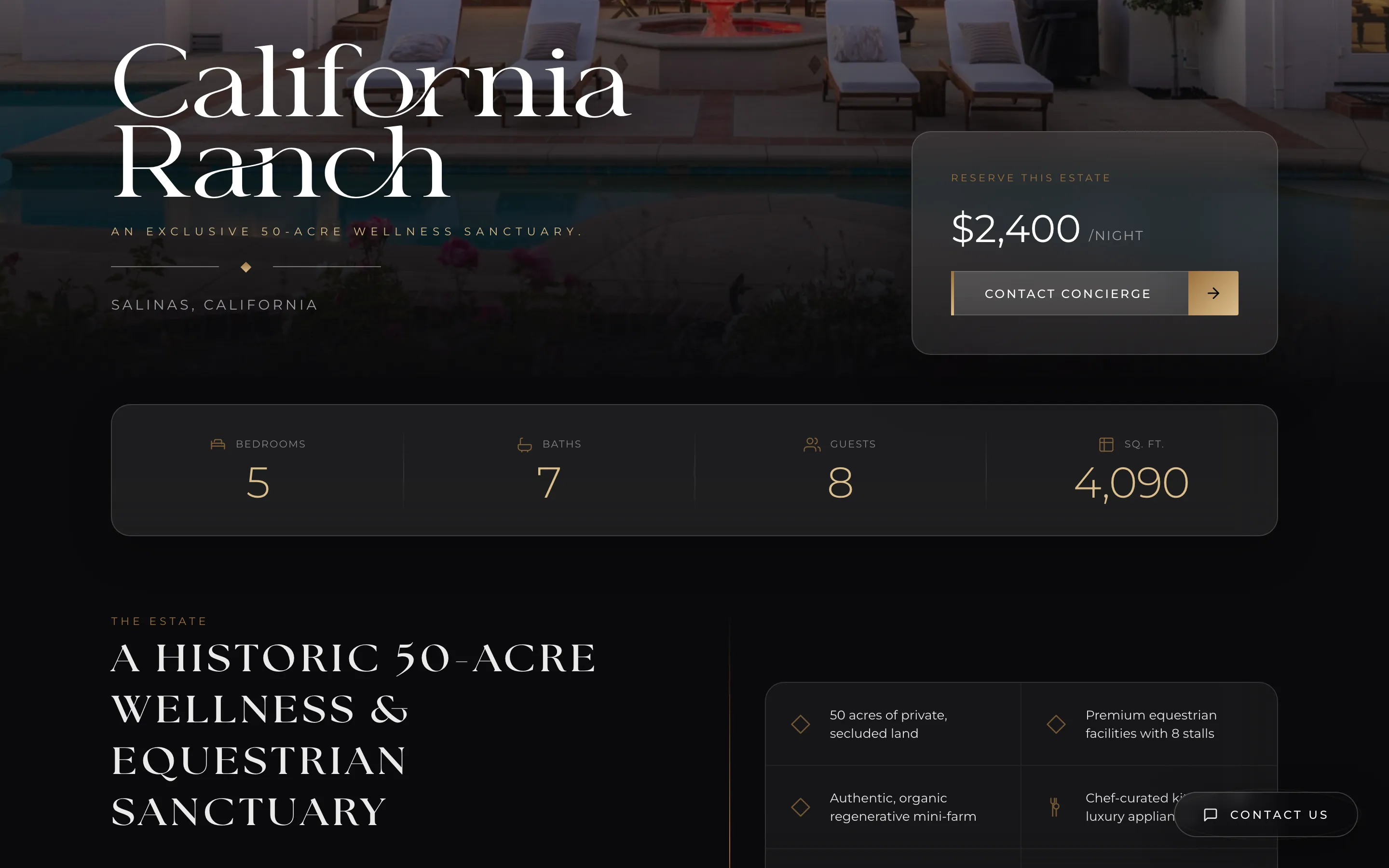 Allen Estates California content
