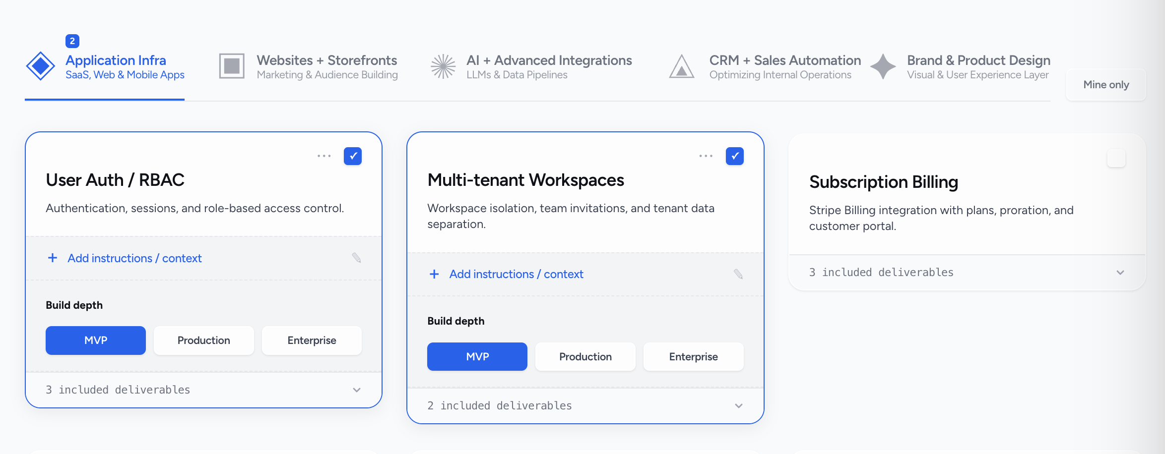 Configure and finalize pre-scope before task generation